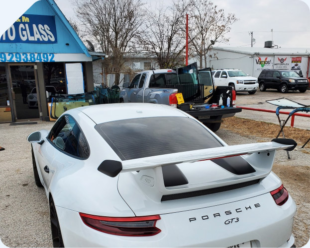 Porsche Auto Glass Repair in Lewisville, TX